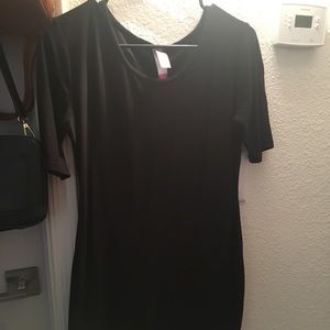 Black mini dress